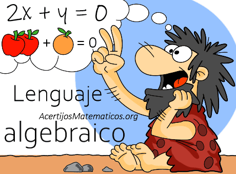lenguaje algebraico con cavernicolas