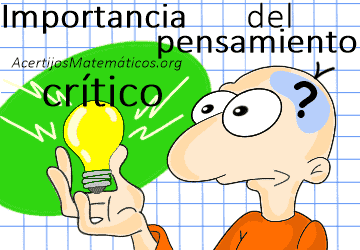 importancia de pensamiento critico y que es