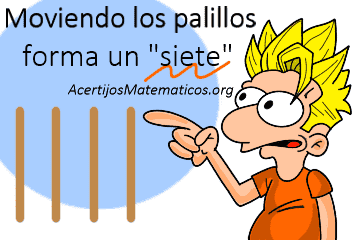 acertijo con palillo divertido