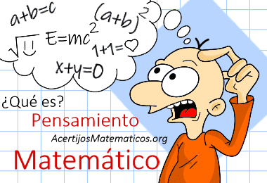 pensamiento matematico explicado